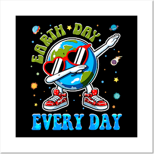 Dabbing Earth With Cute Groovy Make Everyday Earth Day Posters and Art